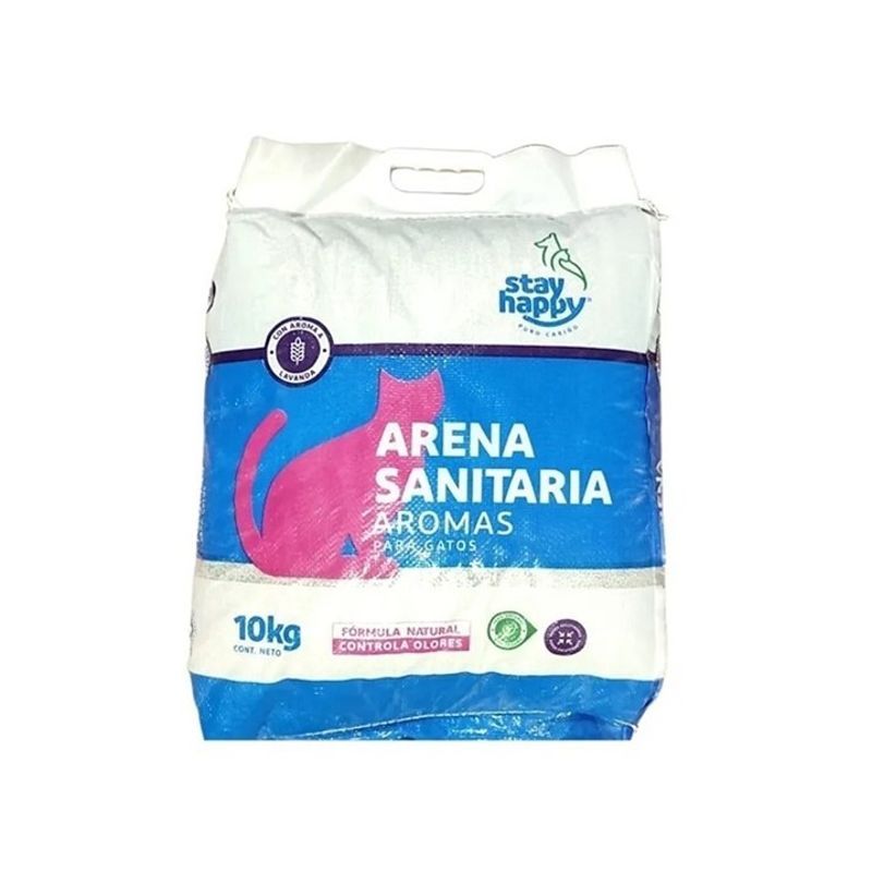GENERICO - Arena Ultra Aglutinante Gatos 10kg Control Olores Lavanda.-