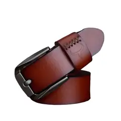 COWATHER - Cinturón Marca Modelo XF008 Color Camel