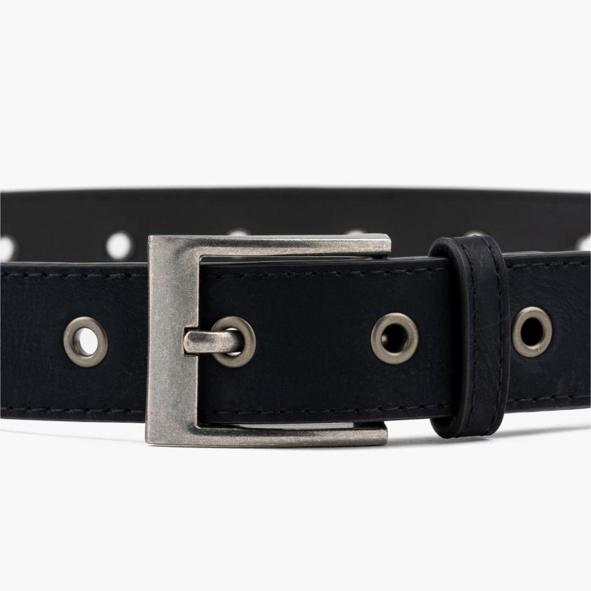 LOUNGE - Cinturón Mujer Círculos Negro LOUNGE