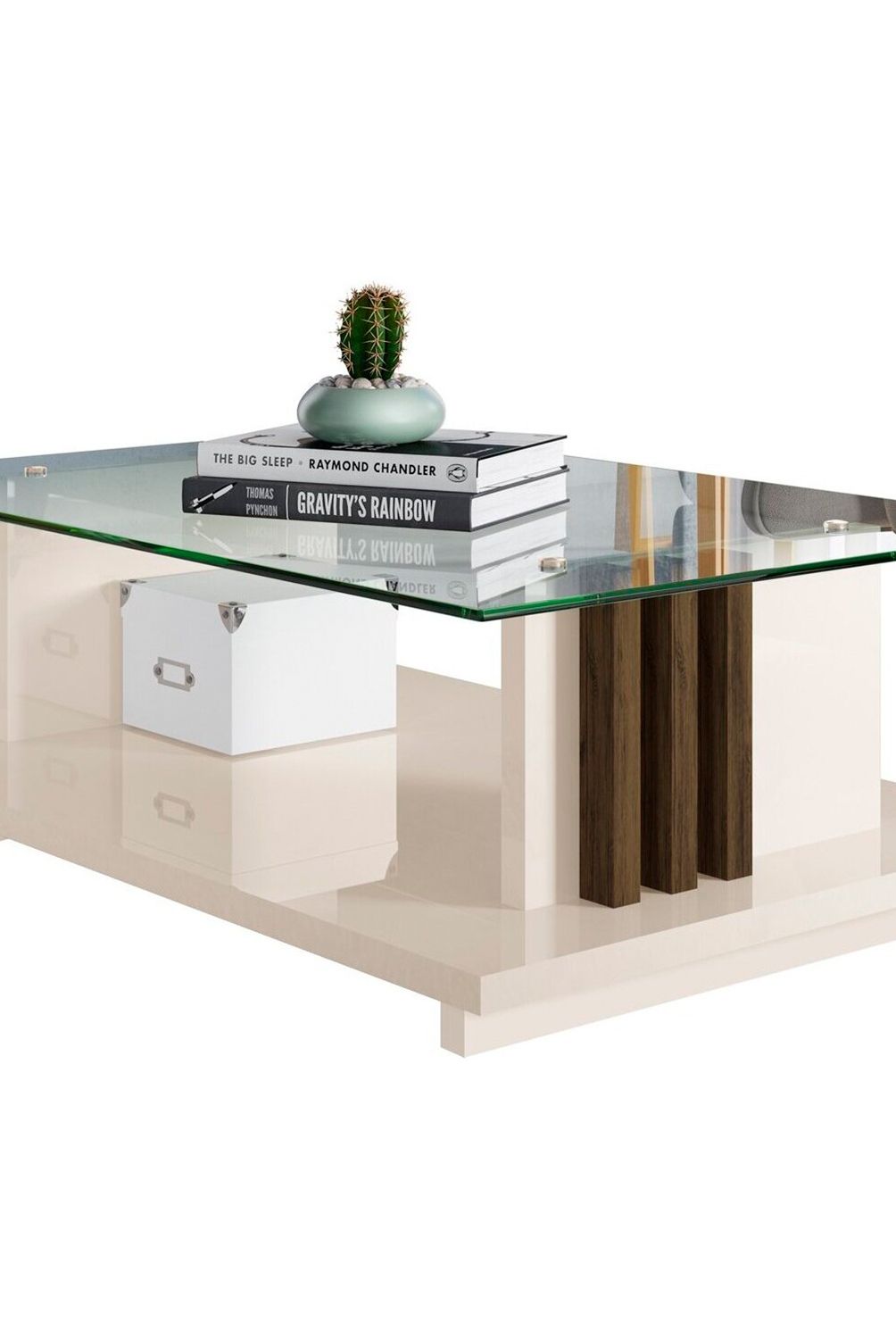 ALTAVISION - Mesa De Centro Frizz Vidrio Rectangular Altavision
