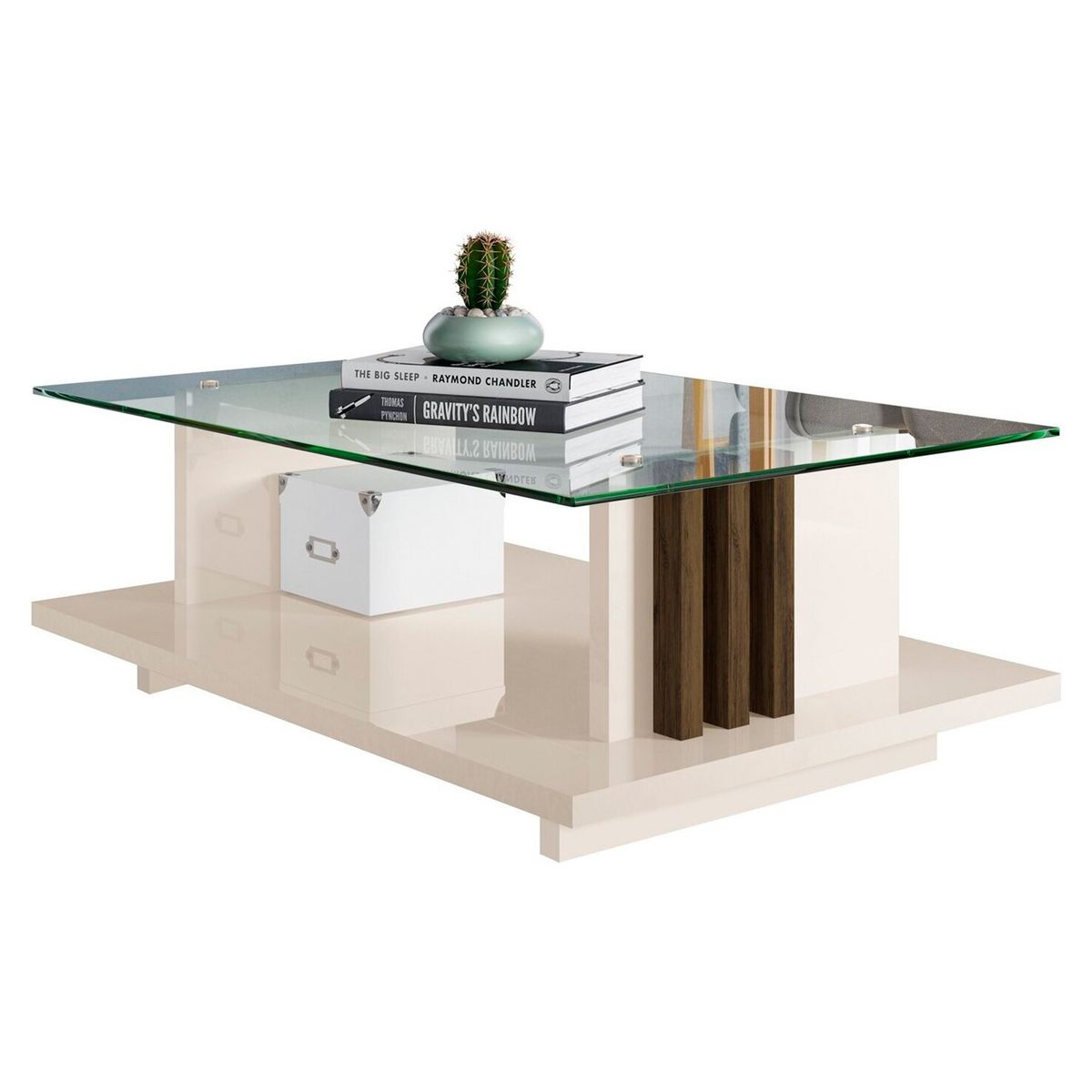 ALTAVISION - Mesa De Centro Frizz Vidrio Rectangular Altavision