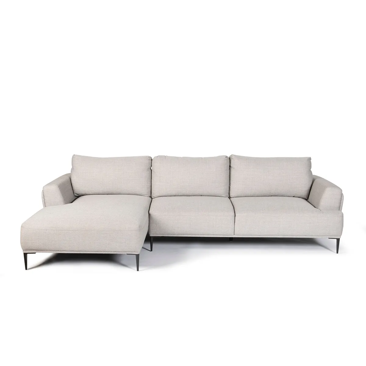 THE POPULAR DESIGN - SOFA SECCIONAL AURUS GRIS IZQUIERDO