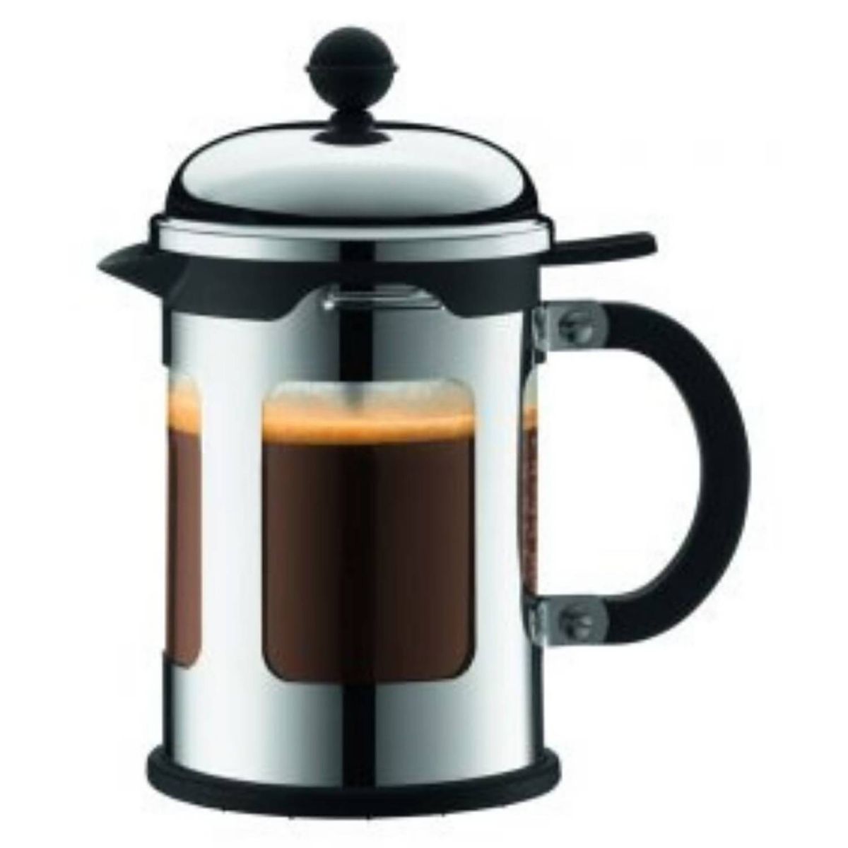 BODUM - Cafetera Prensa Francesa Bodum Chambord 500 ml – Vidrio Borosilicato y Marco Acero Inoxidable