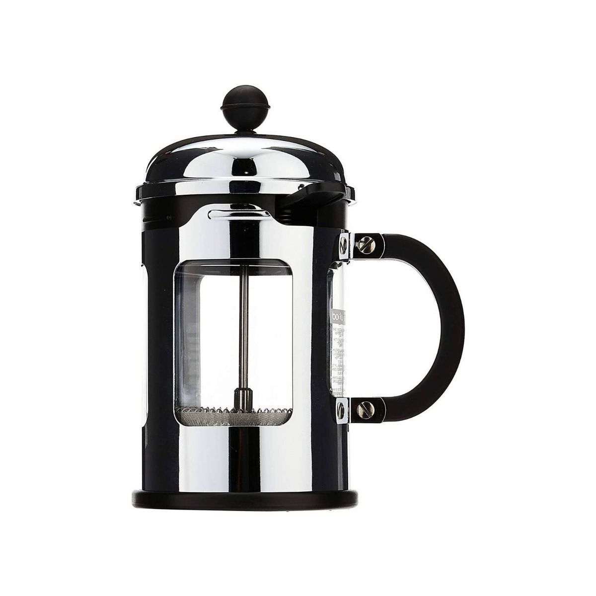 BODUM - Cafetera Prensa Francesa Bodum Chambord 500 ml – Vidrio Borosilicato y Marco Acero Inoxidable