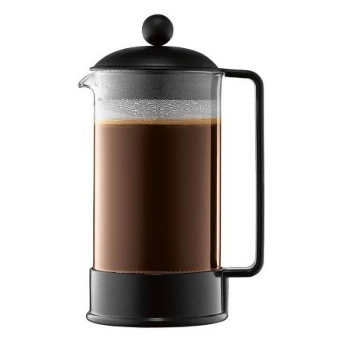 BODUM - Cafetera Prensa Francesa Bodum Brazil 1,0 Lts – Vidrio Borosilicato & Filtro Inoxidable