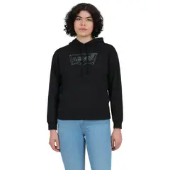 LEVIS - Polerón Mujer Regular Fit Hoodie Negro