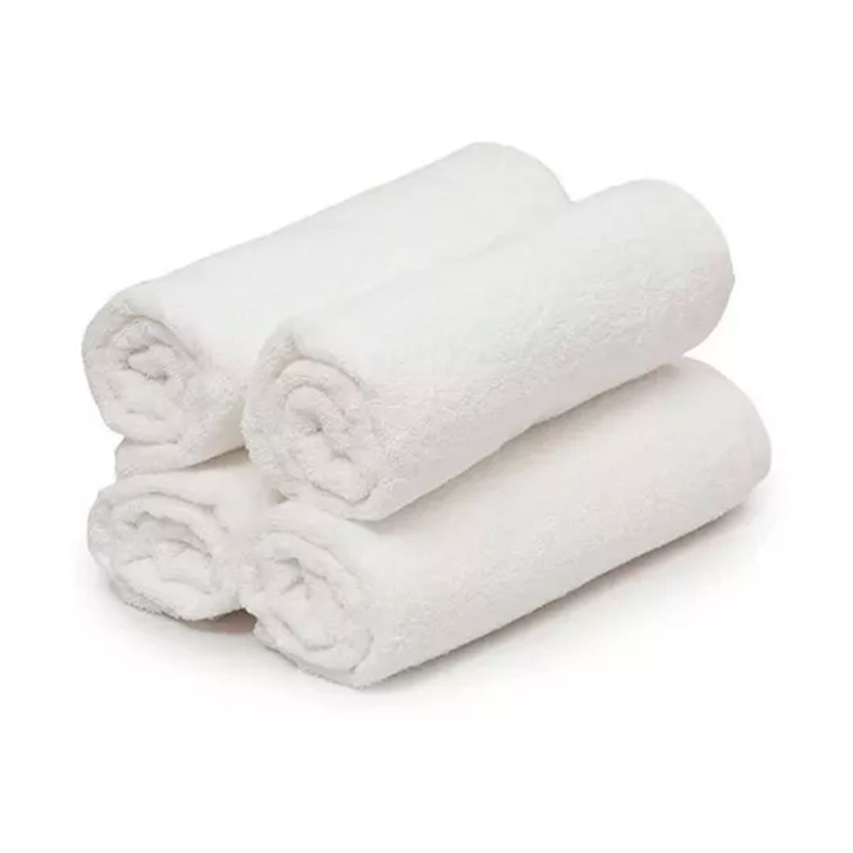 GENERICO - Pack 5 Toallas Blancas de Mano o Cara