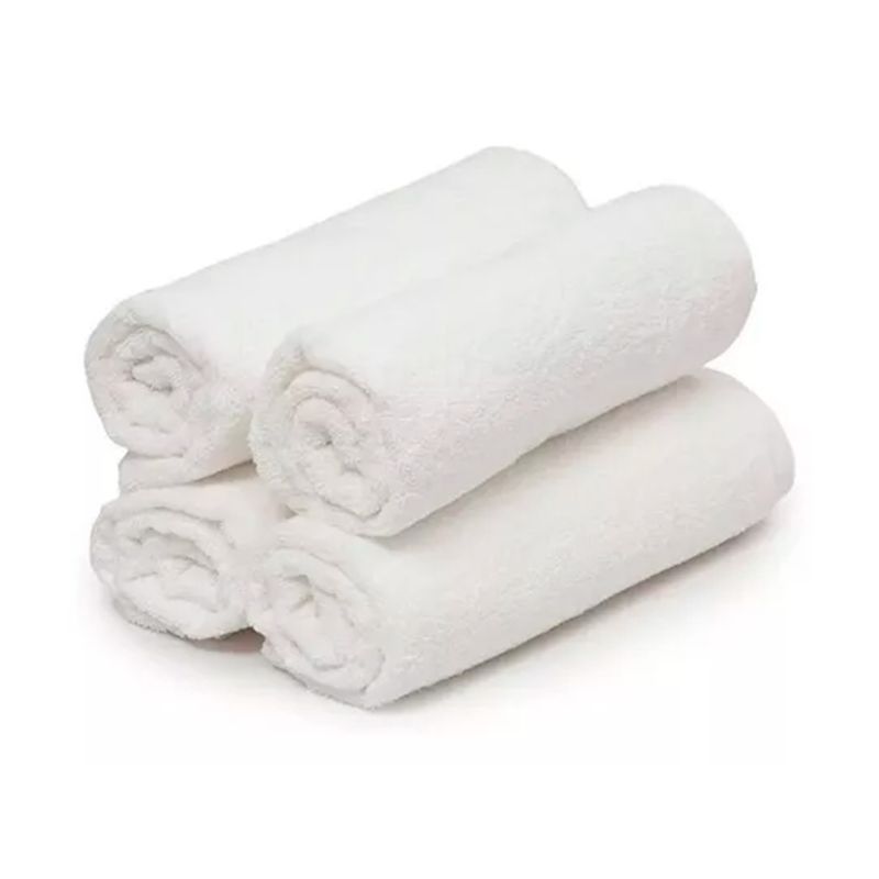 GENERICO - Pack 10 Toallas Para Peluquería Y Barberia Blanca