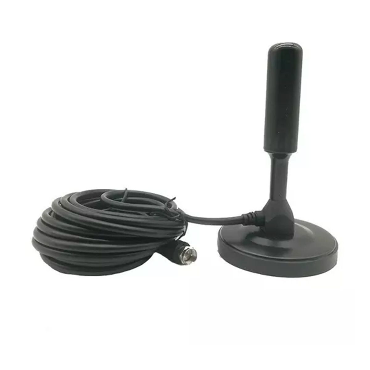 GENERICO - Antena Tv Digital Abierta Hd Tvd Interior 360 Coaxial