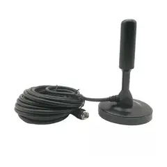 GENERICO - Antena Tv Digital Abierta Hd Tvd Interior 360 Coaxial