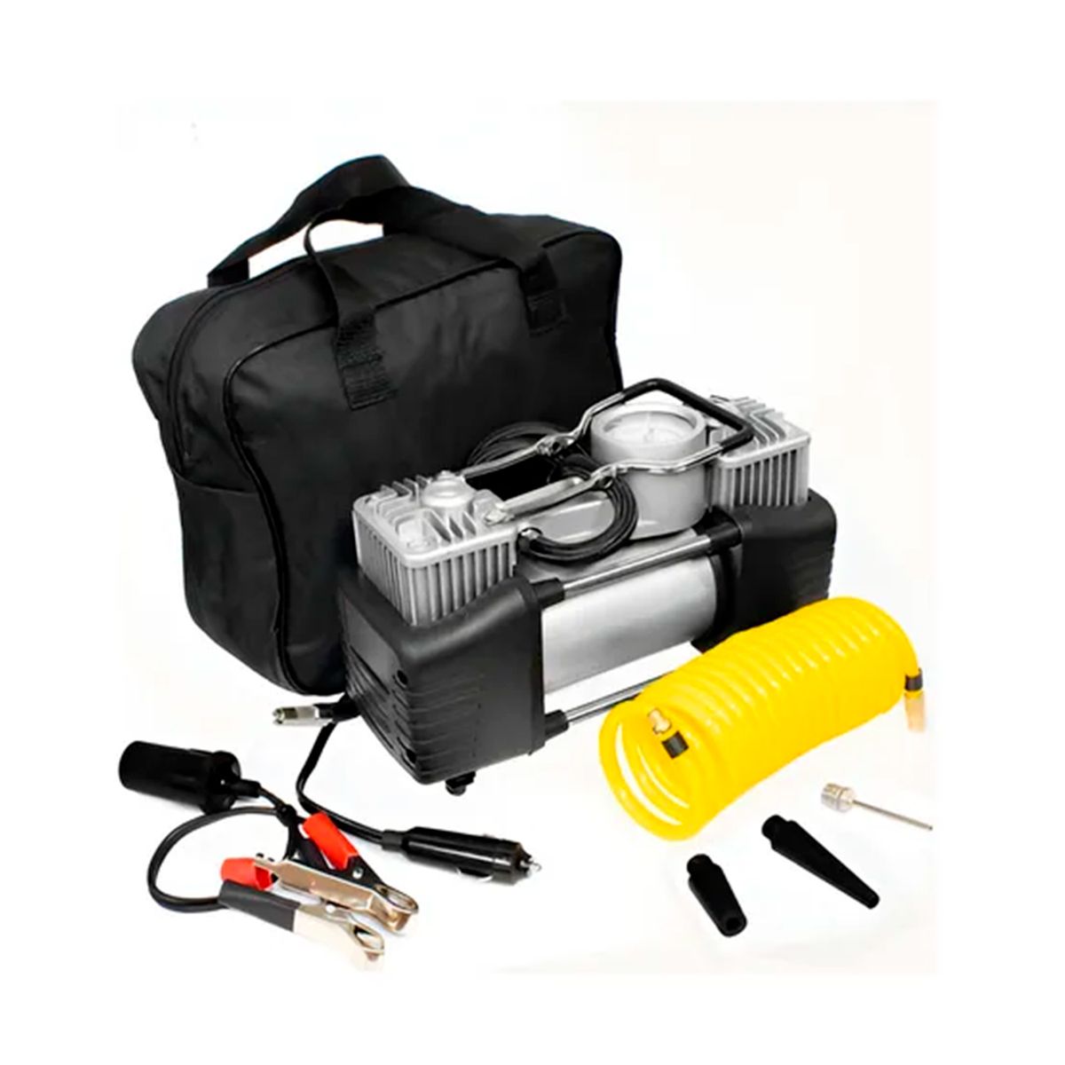 GENERICO - Compresor De Aire Inflador Doble Pistón Para Auto 220v