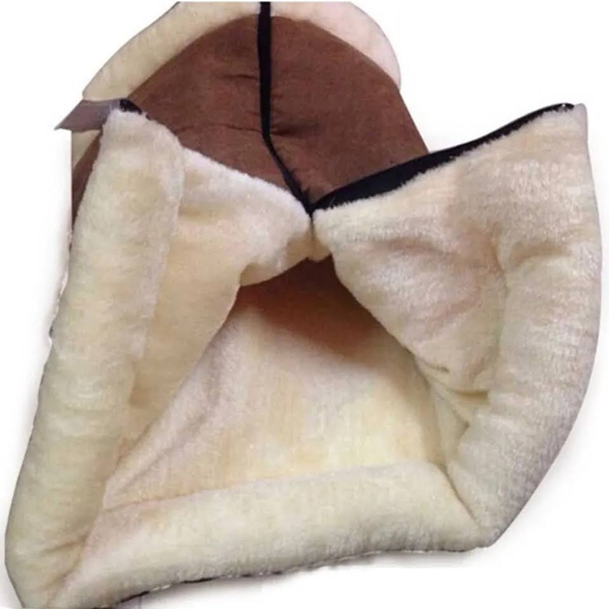 GENERICO - Cama Túnel Para Gatos Mascotas Lavable Polar 2 En 1 Térmica