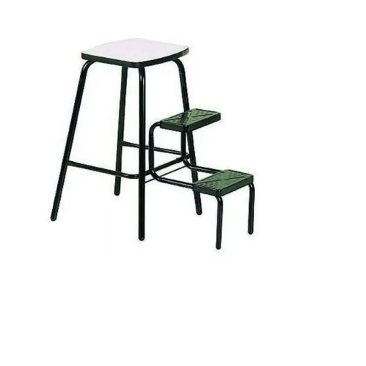 LUOMO - Piso Escala Plegable Negro