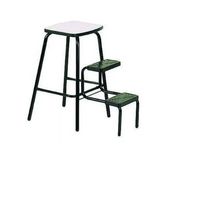 Piso Escala Plegable Negro