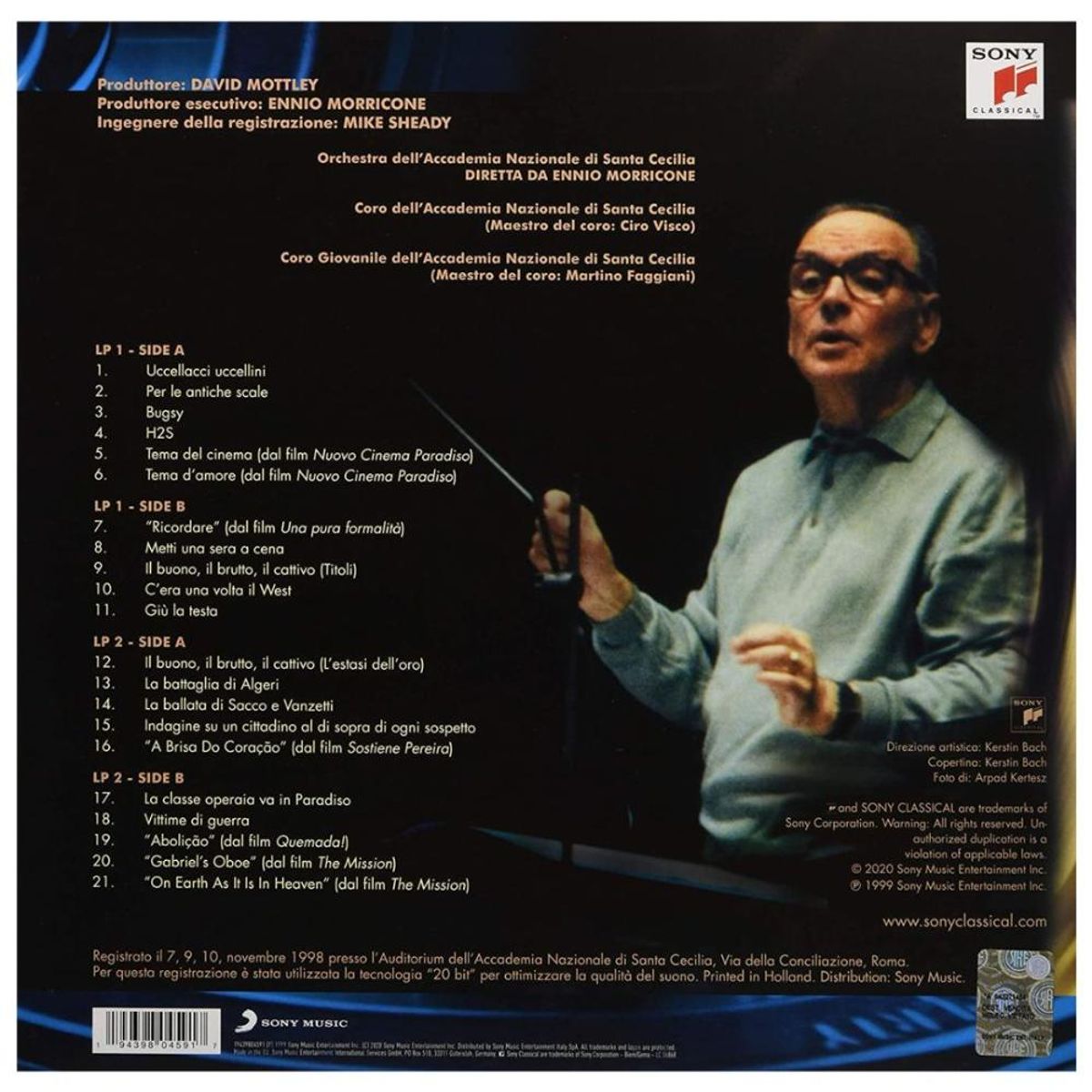 HITWAY MUSIC - ENNIO MORRICONE - CINEMA CONCERTO (2LP) - VINILO HITWAY MUSIC