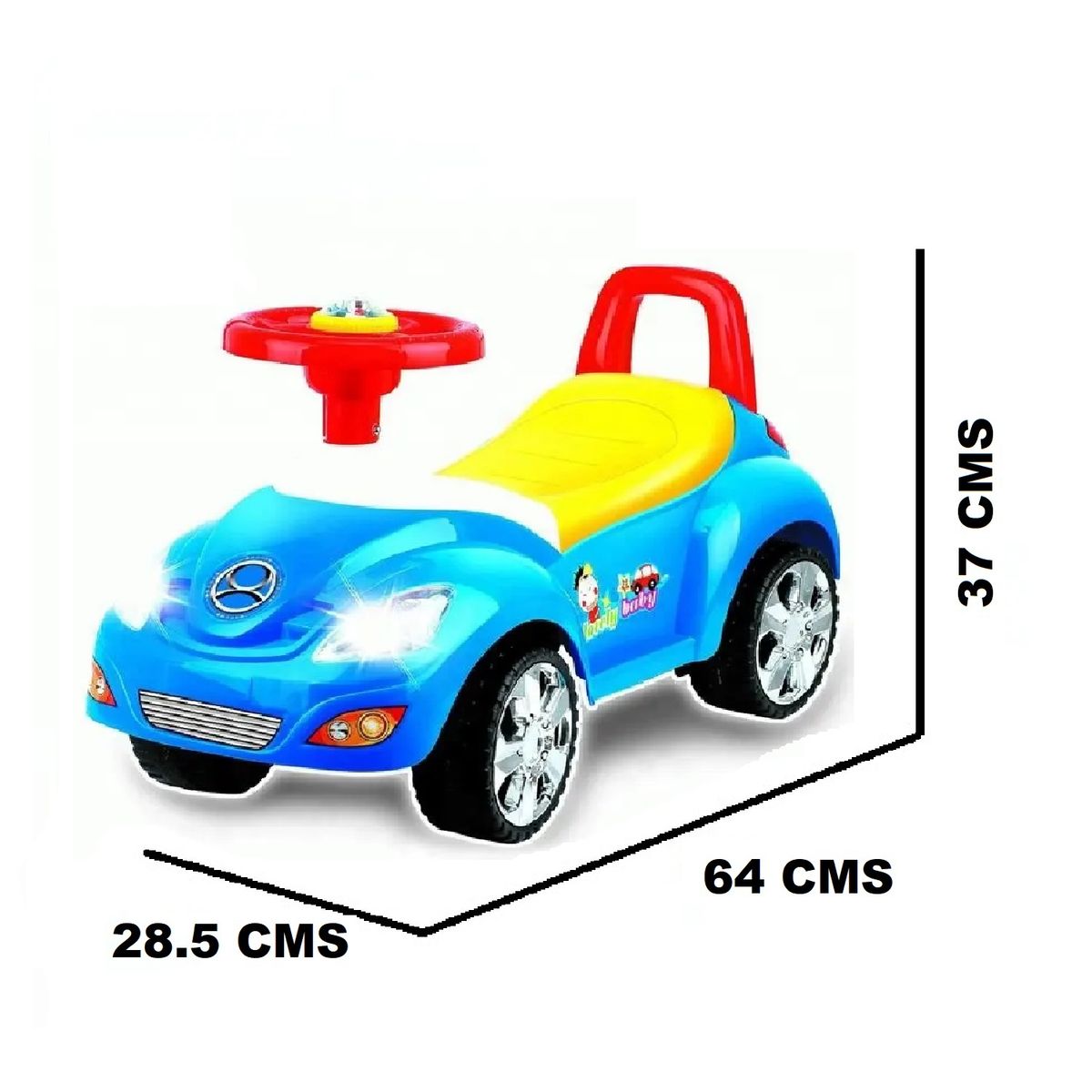 GENERICO - Correpasillo con luz sonido y asiento tipo baúl