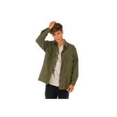 7VEINTE - Chaqueta Unisex Clique Verde Militar