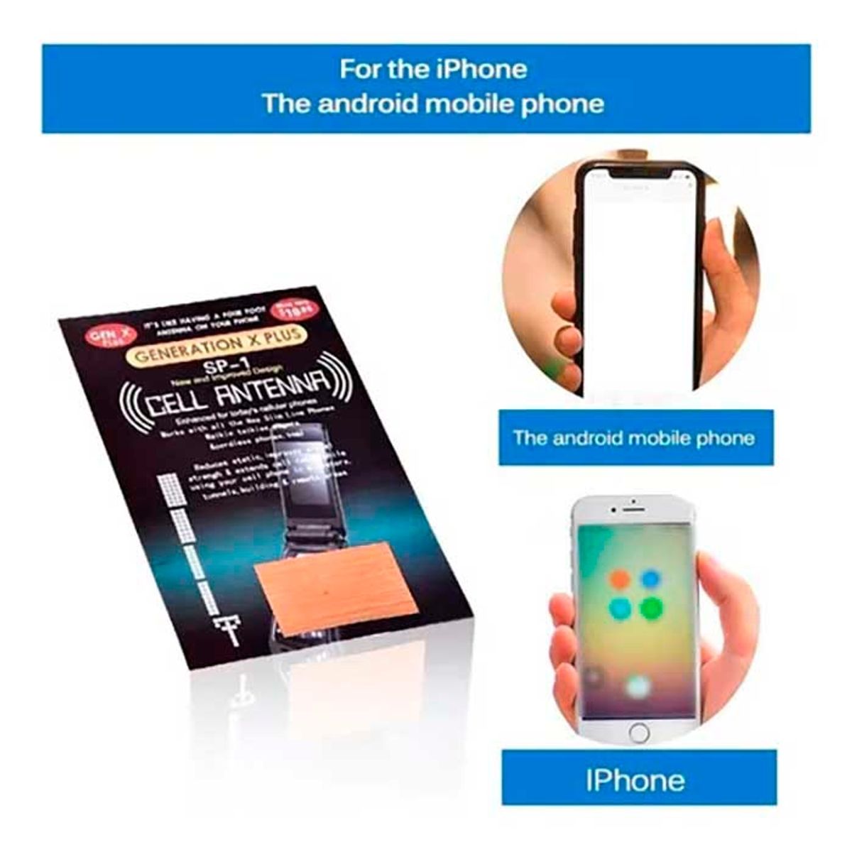 GENERICO - Pegatinas De Mejora De Señal De Teléfono Celular - Amplifica