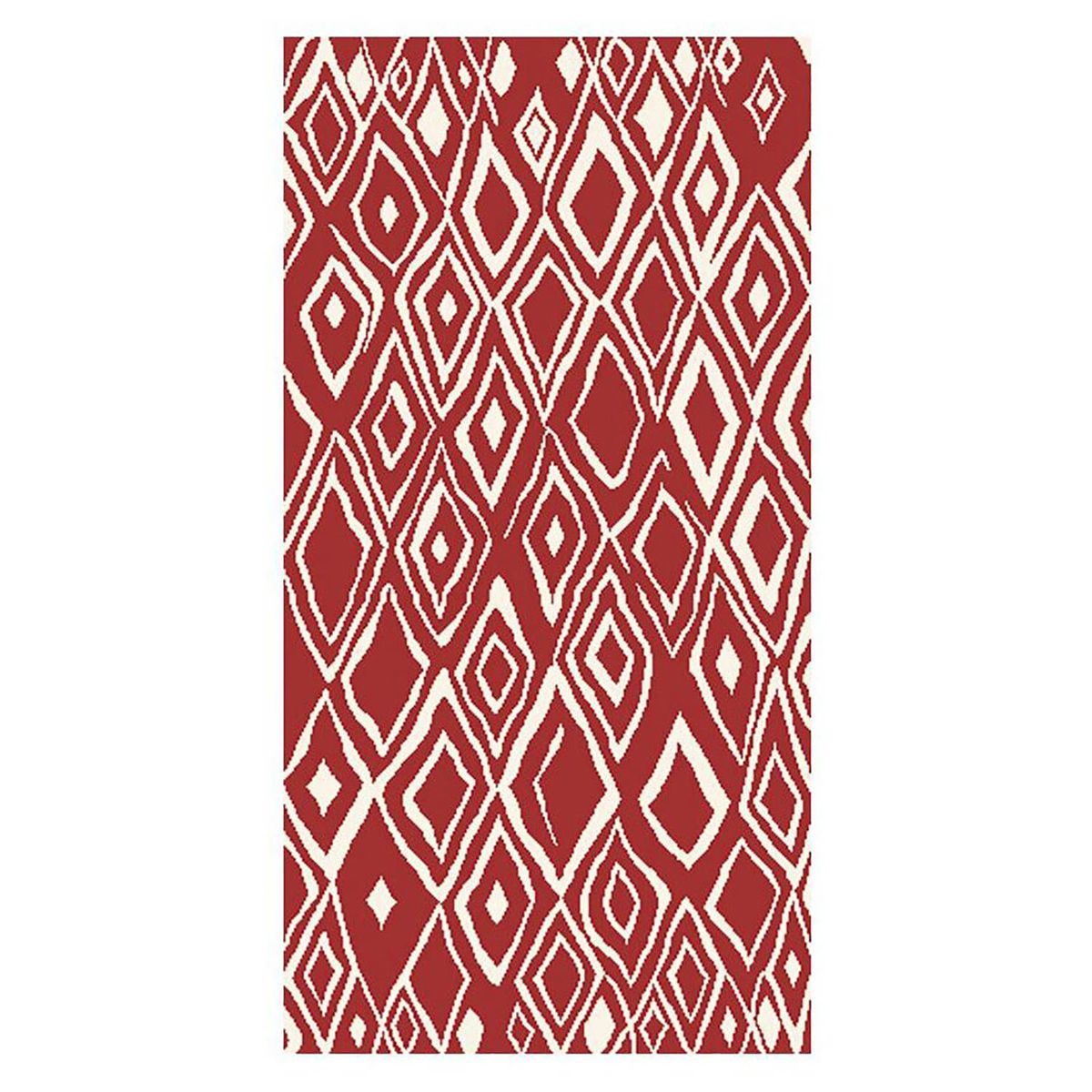 MASEL - Alfombra shag lila  anat3-140 x200 cms Roja