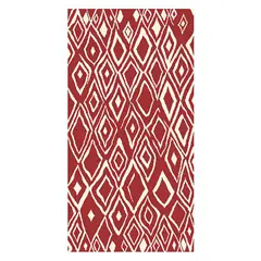 MASEL - Alfombra shag lila anat3-140 x200 cms Roja