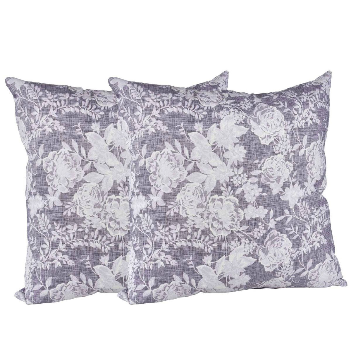 MASEL - Set 2 cojines 50x50 lona española yoko gris