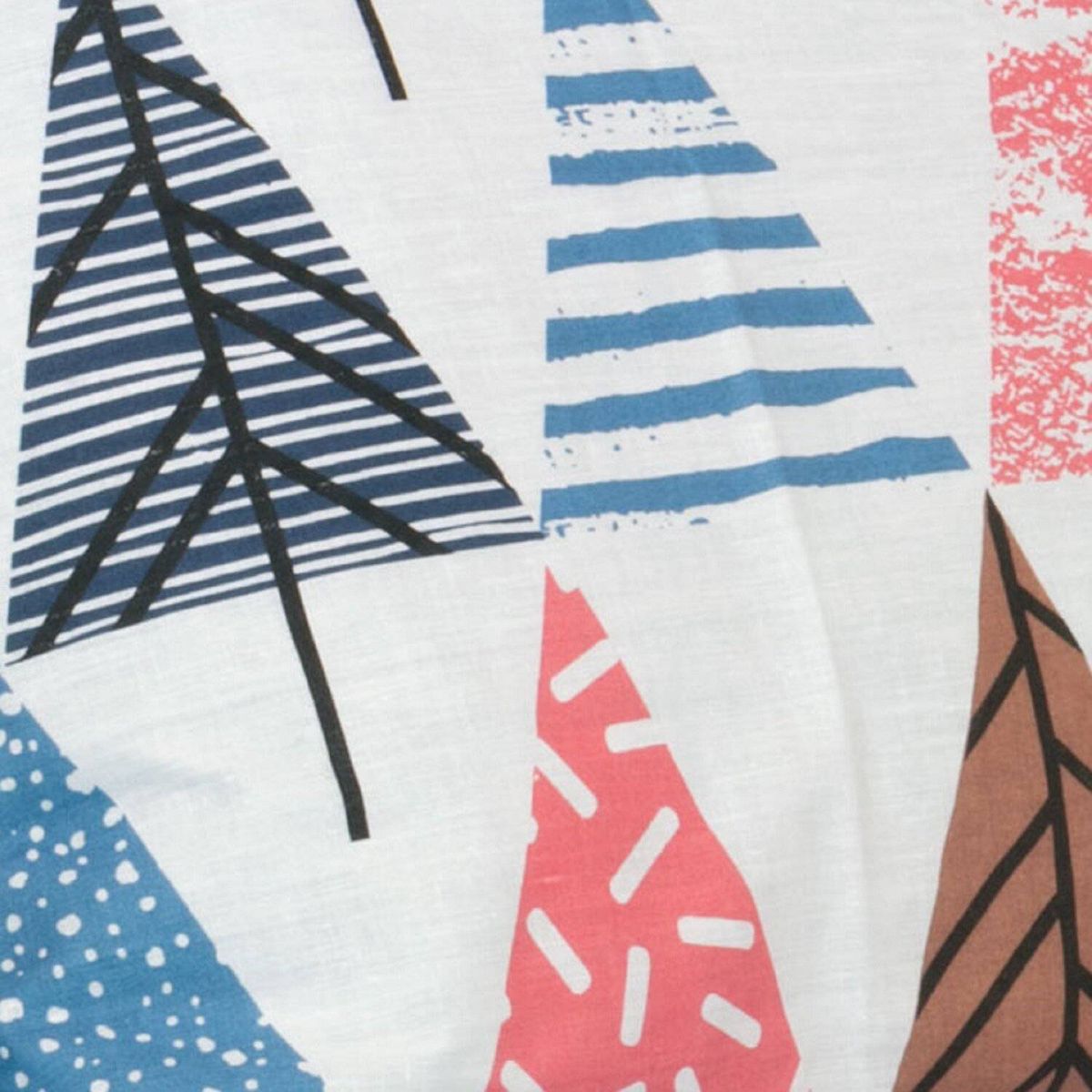 MASEL - Juego de sabanas pinos 2 .5  pl  turquesa