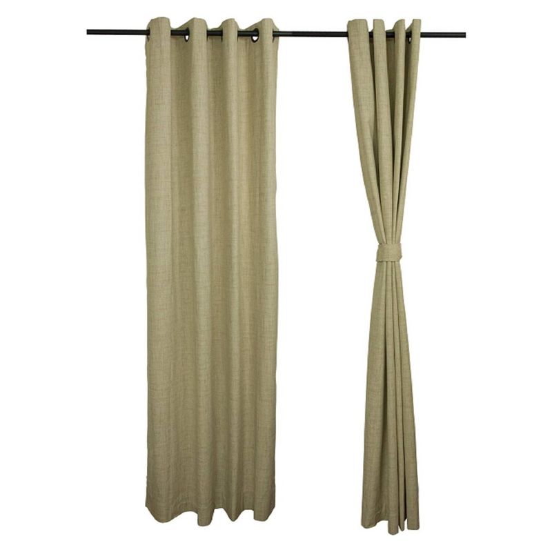 MASEL - Set  2 cortinas Black Out  lino 140 x 225