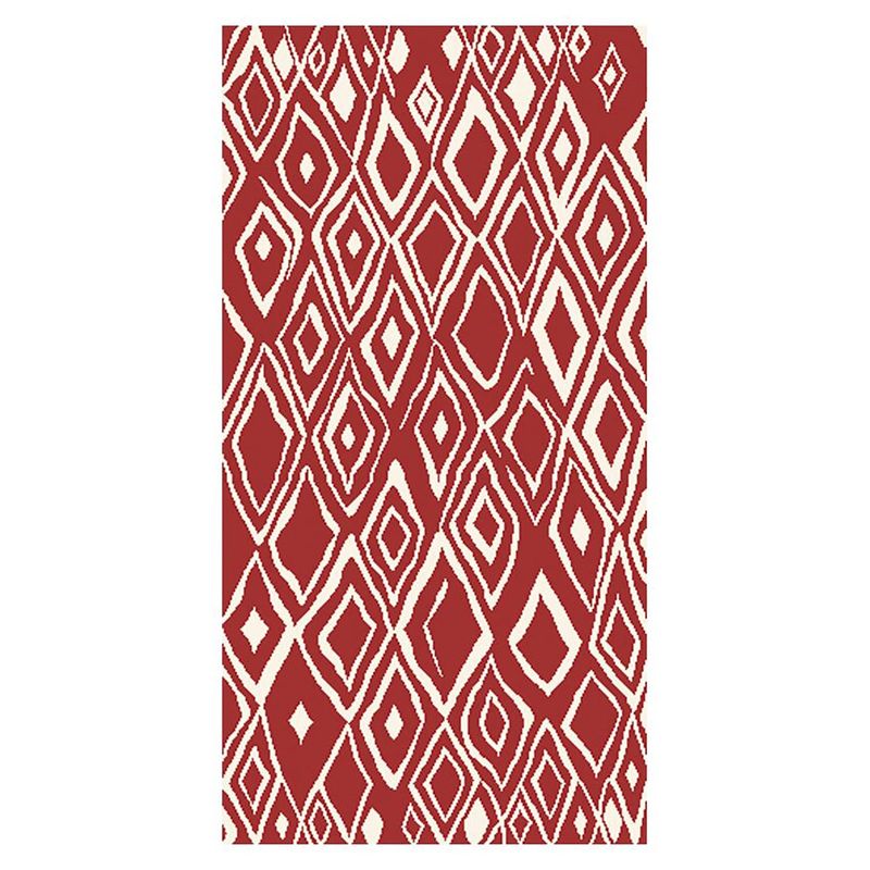 MASEL - Alfombra shag lila anat3-200 x285 cms Roja