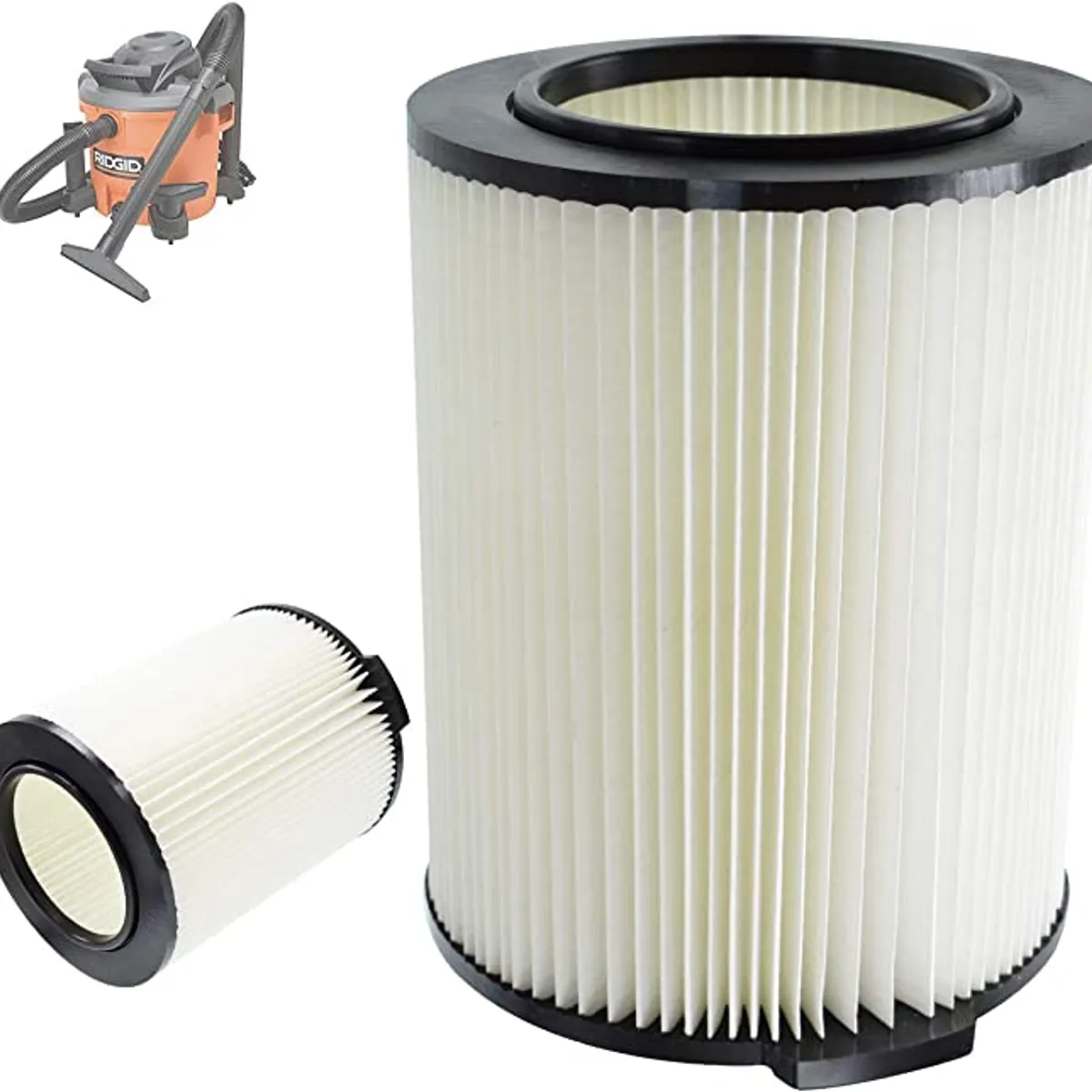KUANGYE - Filtro Para Aspiradora Ridgid Vf4000 5-16 Galones