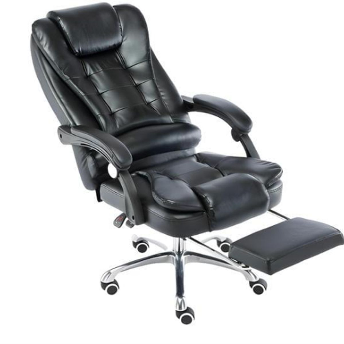 GENERICO - Silla Rey black reclinable con fusion masajeador