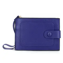 CARVEN - Billetera de mujer Eva azul Paris