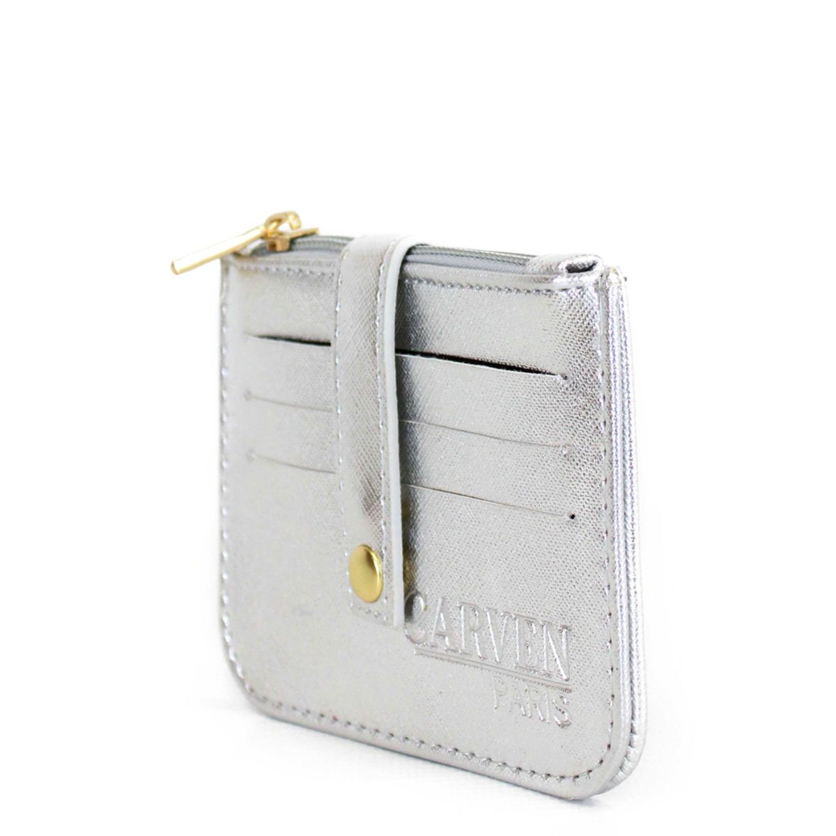 CARVEN - Tarjetero mujer Obi gris Carven Paris