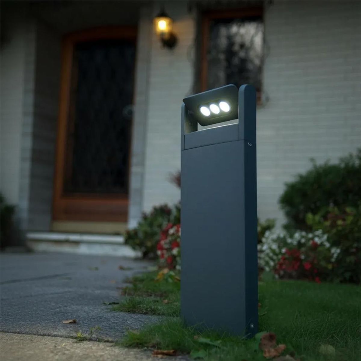 LUTEC - Poste Led 53cm Dirigible 9w Luz Blanco Neutro Lutec LUTEC