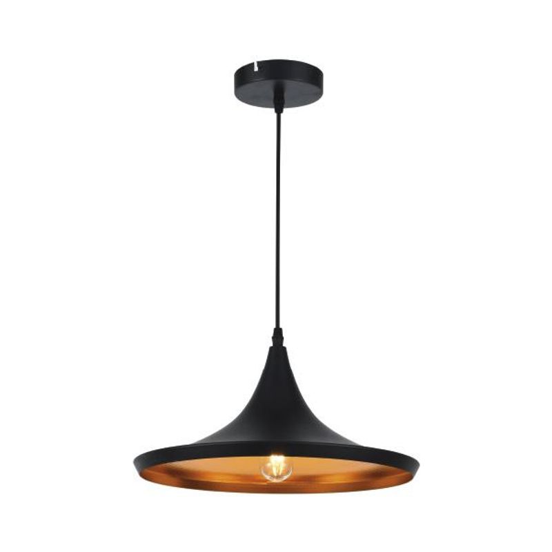 BP - Lámpara Colgante Donora Wide II Negro BP