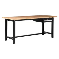 AUTORODEC - Mesón de trabajo 180x75x78 cm madera sólida block