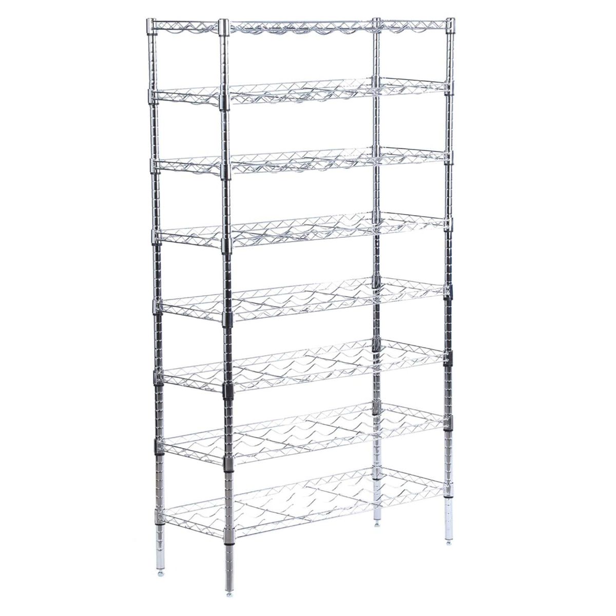 AUTORODEC - Rack para 72 botellas de vino 36x91x160 cm