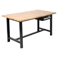 AUTORODEC - Mesón de trabajo 150x75x78cm madera sólida block