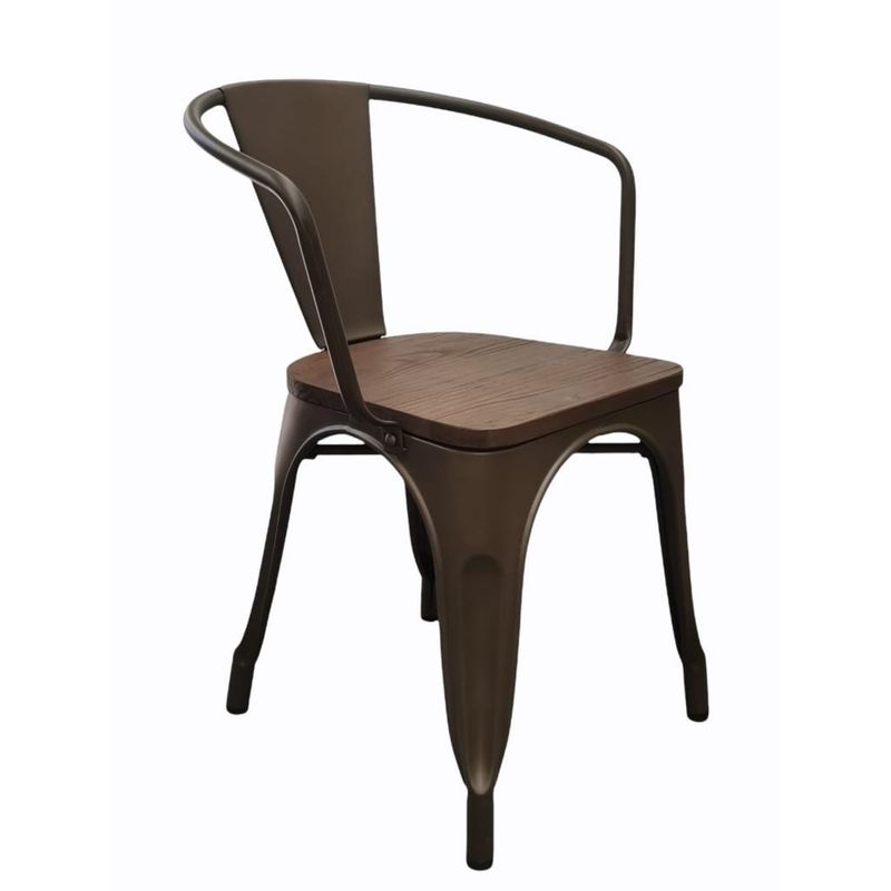 SERCOMKP - Sitial Tolix  modelo Charlotte Metal Bronce
