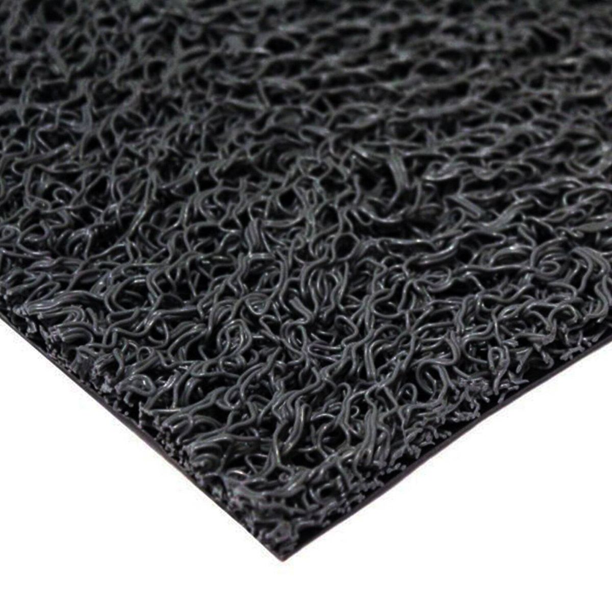 LORENZINI - Piso Limpiapiés Alto Trafico Negro Rollo Largo 12 Metros