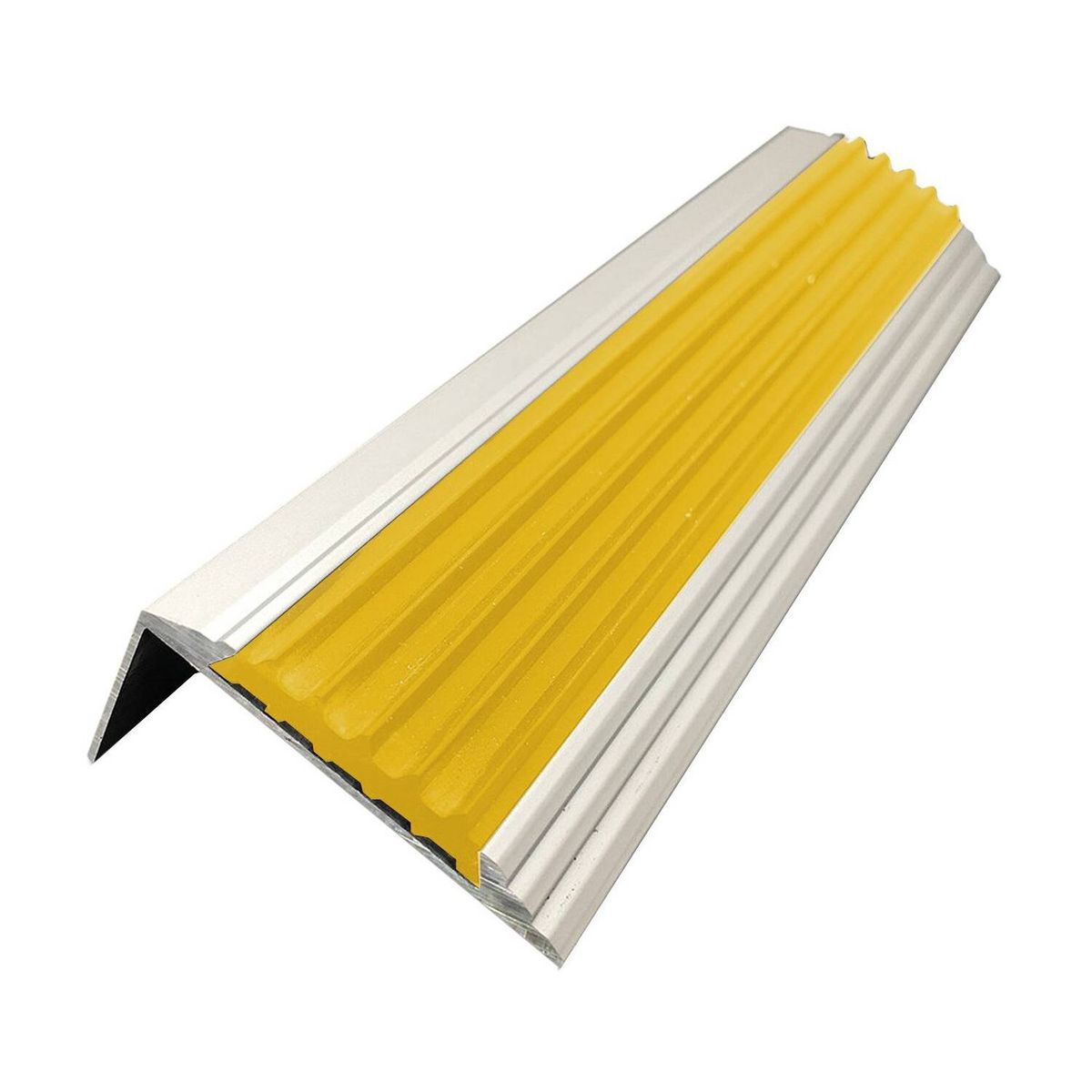 LORENZINI - Nariz de Grada Aluminio/PVC Amarillo - 40 mm