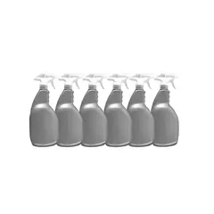 GENERICO - Pack 6und Rociador Pulverizador 1 Litro Con Gatillo Plástico