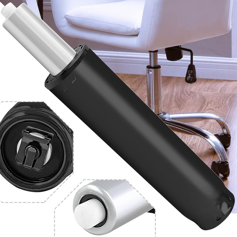 AIZO - 20cm Pistón De Gas Silla De Oficina Universal Para Toda Silla plata