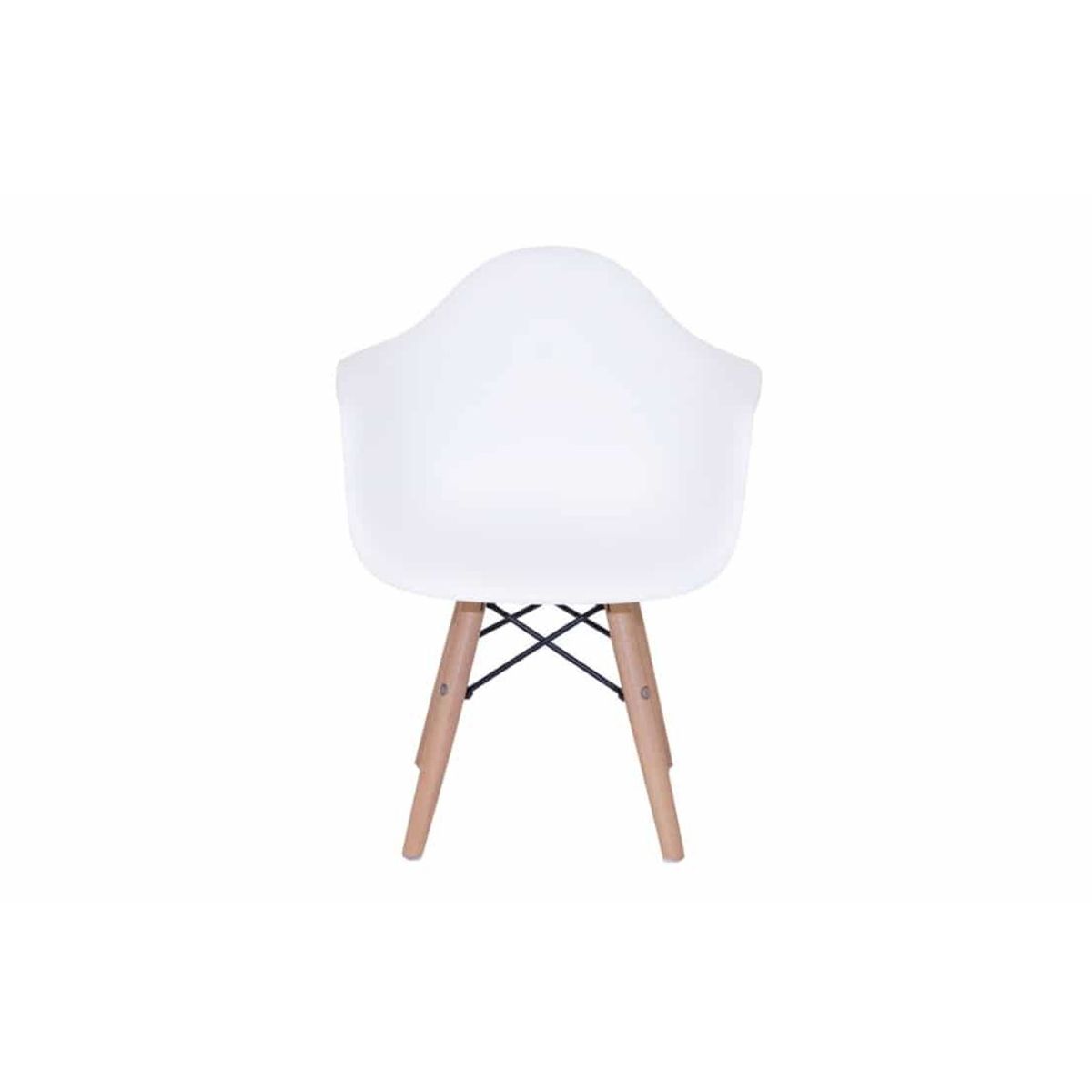 DE PIES A CABEZA - Silla Eames Daw Con Brazos Niños Blanca DE PIES A CABEZA
