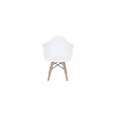 DE PIES A CABEZA - Silla Eames Daw Con Brazos Niños Blanca