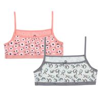 Sostén Infantil Bi-Pack Gris Perla