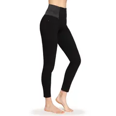 MONARCH - Leggings Buttons - Negro
