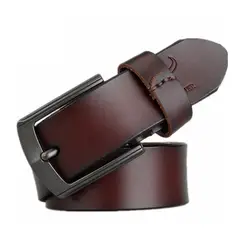COWATHER - Cinturón De Cuero Marca Modelo XF012 Color Café Oscuro