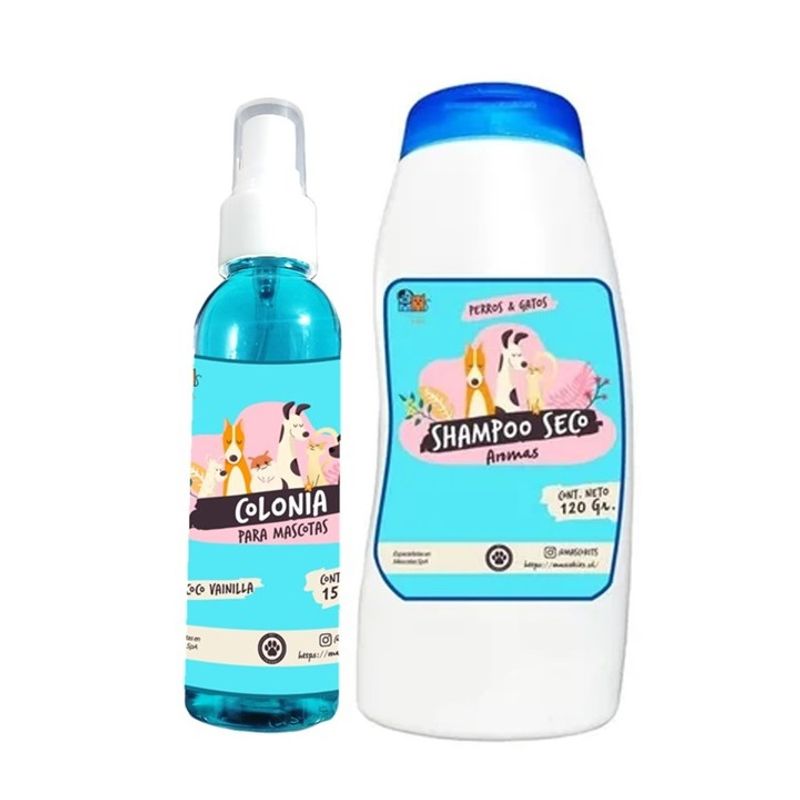 MASCOKITS - Kit Para Perro Shampoo Seco  Colonia Coco-Coco