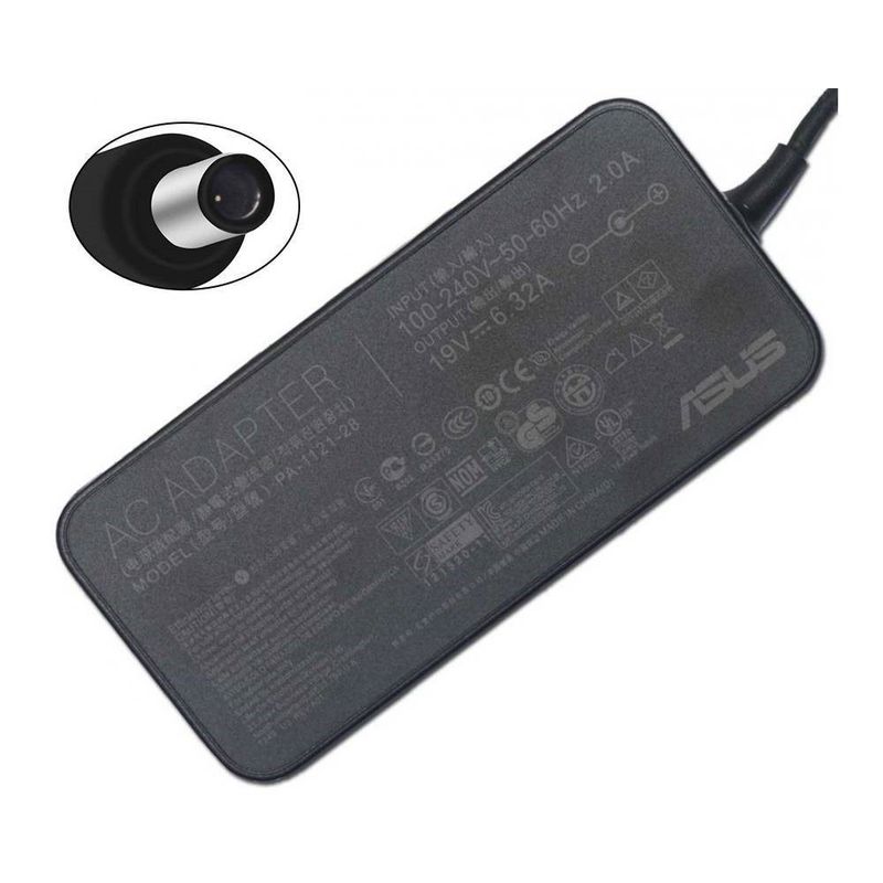 ASUS - CARGADOR ASUS 19V - 632A 120W 55x25mm ORIGINAL