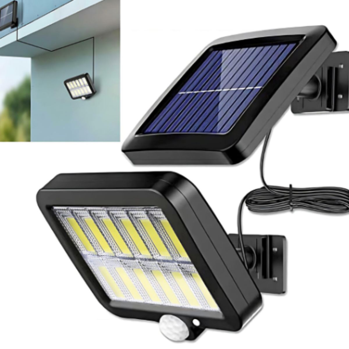 Foco Solar Panel Solar Separado con Cable 5mts…, marca GENERICO - Foto 2